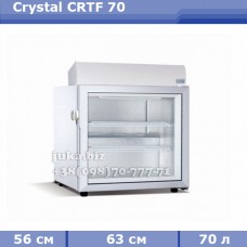 Морозильна шафа вітрина на барну стійку Crystal CRTF 70